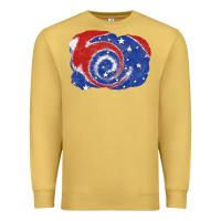 Antique Gold Patriotic tie dye background 4th of july Premium Sweatshirt - CowGirlArtShop