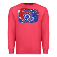 Cardinal Patriotic tie dye background 4th of july Premium Sweatshirt - CowGirlArtShop