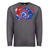Charcoal Heather Patriotic tie dye background 4th of july Premium Sweatshirt - CowGirlArtShop