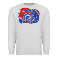 Dove Grey Patriotic tie dye background 4th of july Premium Sweatshirt - CowGirlArtShop