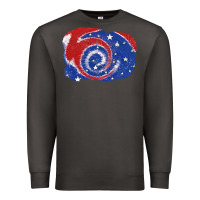 Smoke Patriotic tie dye background 4th of july Premium Sweatshirt - CowGirlArtShop