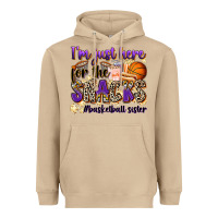 Mushroom i'm just here for the snacks #basketball sister Heavyweight Hoodie - Zillion Design Studio