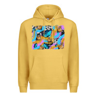 Antique Gold easter butterfly with glitter and cowhide  background Premium Hoodie - Artiststas