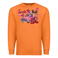 Carrot loads of love valentine's day farm truck Premium Sweatshirt - FaDigitalArtStudio