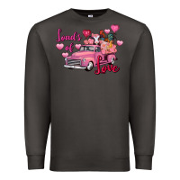 Smoke loads of love valentine's day farm truck Premium Sweatshirt - FaDigitalArtStudio