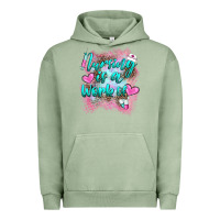 Pigment Oil Green nursing is a work of Urban Hoodie - BarkalooDesign