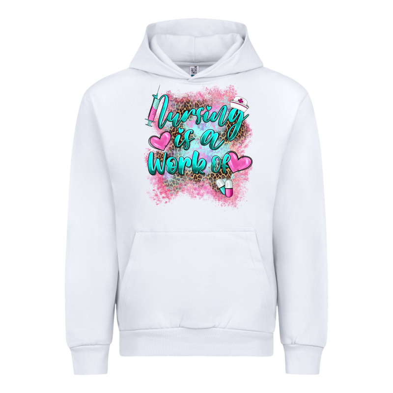 Nursing Is A Work Of Urban Hoodie by BarkalooDesign | Teevron
