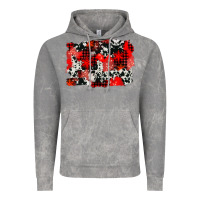 Cloud Rock western red cowhide winter background Vintage Hoodie - AdoDesignShop