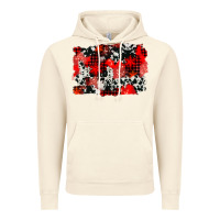 Vintage Artic western red cowhide winter background Vintage Hoodie - AdoDesignShop