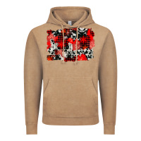 Vintage Coffee western red cowhide winter background Vintage Hoodie - AdoDesignShop