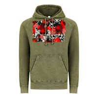 Vintage Olive western red cowhide winter background Vintage Hoodie - AdoDesignShop