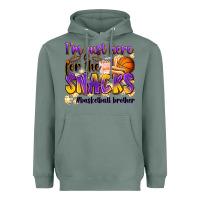 I'm Just Here For The Snacks #basketball Brother Heavyweight Hoodie | Teevron
