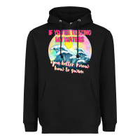 Black if youre testing my waters tbw Heavyweight Hoodie - texasbilliewilder