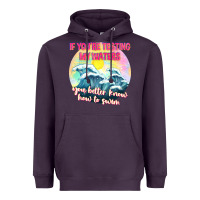 Plum if youre testing my waters tbw Heavyweight Hoodie - texasbilliewilder