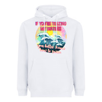 White if youre testing my waters tbw Heavyweight Hoodie - texasbilliewilder