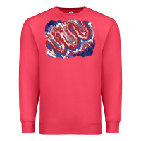 Cardinal Patriotic tie dye background Premium Sweatshirt - CowGirlArtShop