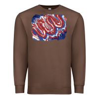 Chestnut Patriotic tie dye background Premium Sweatshirt - CowGirlArtShop