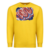 Lemon Patriotic tie dye background Premium Sweatshirt - CowGirlArtShop