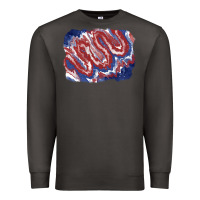 Smoke Patriotic tie dye background Premium Sweatshirt - CowGirlArtShop