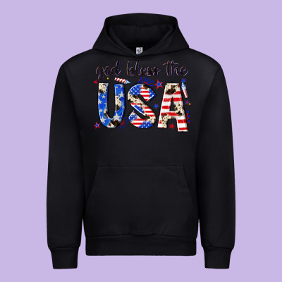 God Bless The Usa Urban Hoodie Designed By Nancycooperartshop