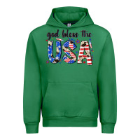 Emerald god bless the usa Urban Hoodie - NancyCooperArtShop