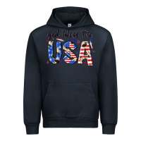 Navy god bless the usa Urban Hoodie - NancyCooperArtShop