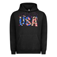 Pigment Black god bless the usa Urban Hoodie - NancyCooperArtShop