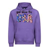 Tulip god bless the usa Urban Hoodie - NancyCooperArtShop