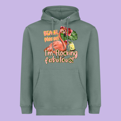 Im Flocking Fabulous Heavyweight Hoodie Designed By Texasbilliewilder