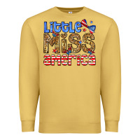 Antique Gold Little miss America Premium Sweatshirt - Neo Western