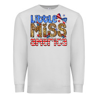Dove Grey Little miss America Premium Sweatshirt - Neo Western