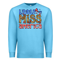Ocean Blue Little miss America Premium Sweatshirt - Neo Western