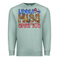 Seafoam Little miss America Premium Sweatshirt - Neo Western