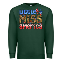 Sports Green Little miss America Premium Sweatshirt - Neo Western