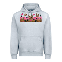 Heather Grey yorkie dogs Urban Hoodie - Jasminsmagicworld