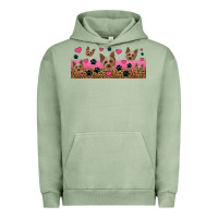 Pigment Oil Green yorkie dogs Urban Hoodie - Jasminsmagicworld