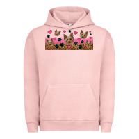 Pigment Salmon yorkie dogs Urban Hoodie - Jasminsmagicworld