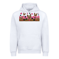 White yorkie dogs Urban Hoodie - Jasminsmagicworld