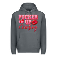 Rock pucker up cowboy Premium Hoodie - AdoDesignShop