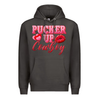 Smoke pucker up cowboy Premium Hoodie - AdoDesignShop