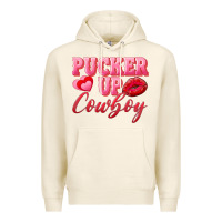 Tofu pucker up cowboy Premium Hoodie - AdoDesignShop