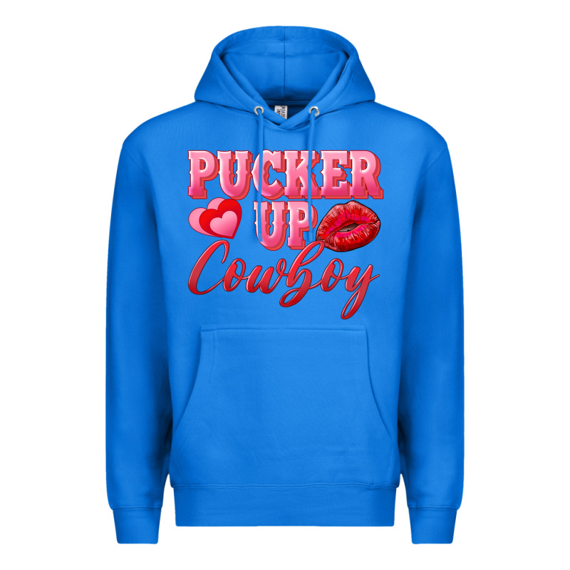 Pucker Up Cowboy Premium Hoodie by AdoDesignShop | Teevron