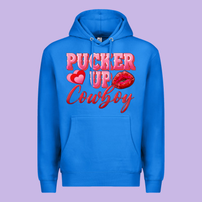 Pucker Up Cowboy Premium Hoodie Designed By Adodesignshop