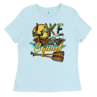 Baby Blue lake squad Ladies Tee - BarkalooDesign