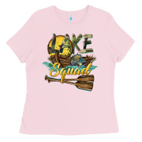 Bubblegum Pink lake squad Ladies Tee - BarkalooDesign