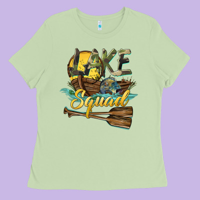 Lake Squad Ladies Tee Designed By Barkaloodesign