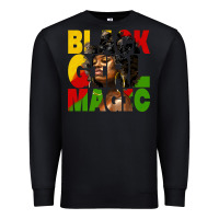 Black black girl magic juneteenth Premium Sweatshirt - HRA Design Shop