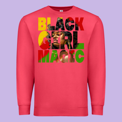 Black Girl Magic Juneteenth Premium Sweatshirt Designed By Hra Design Shop