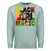 Seafoam black girl magic juneteenth Premium Sweatshirt - HRA Design Shop