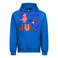 Cobalt happy 4th of july Urban Hoodie - NancyCooperArtShop